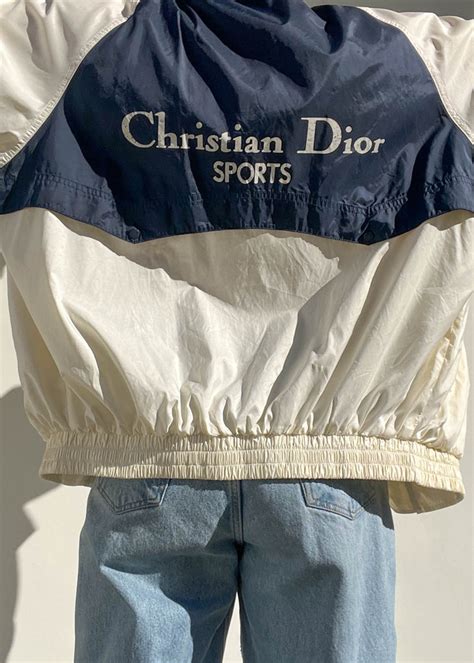 christian dior mens windbreaker|Christian Dior blue jacket.